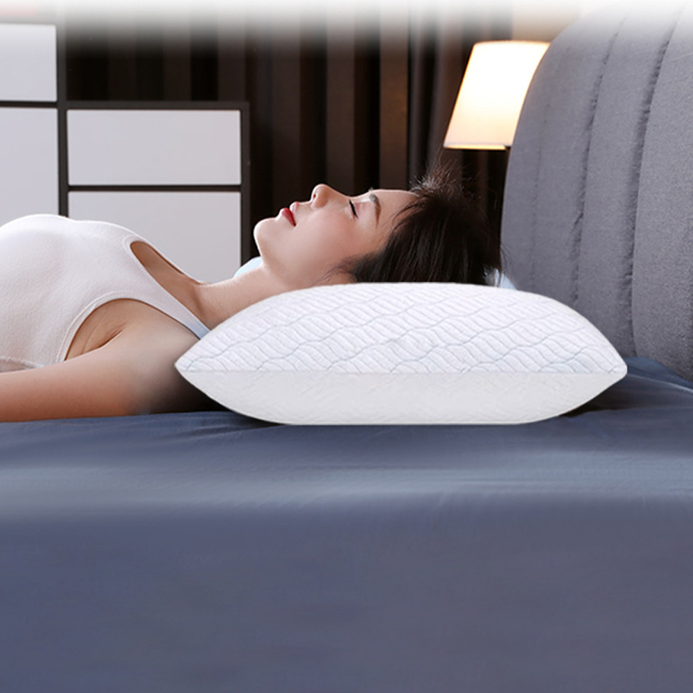 Bantal span busa memori ais sutera gel
