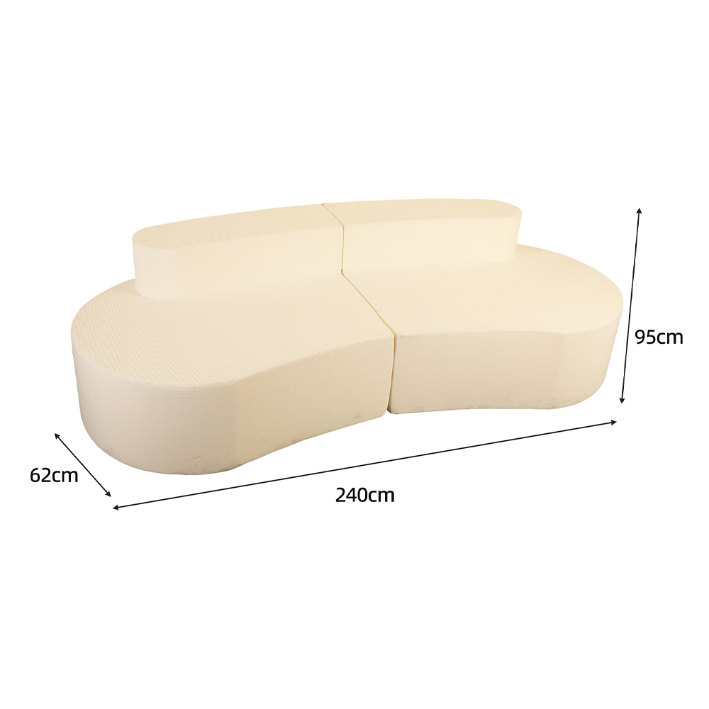 Sofa double patchwork