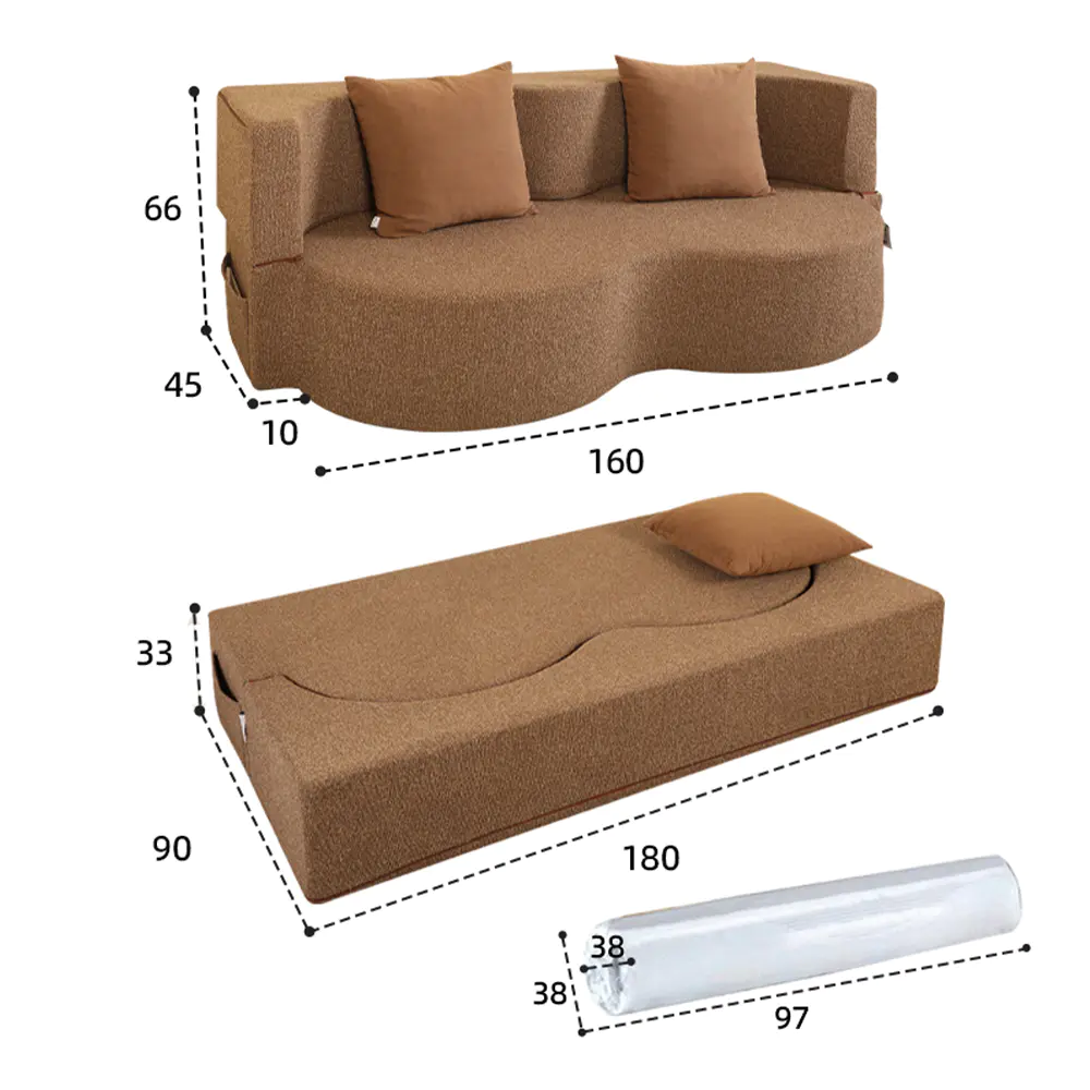 Sofa double boleh lipat