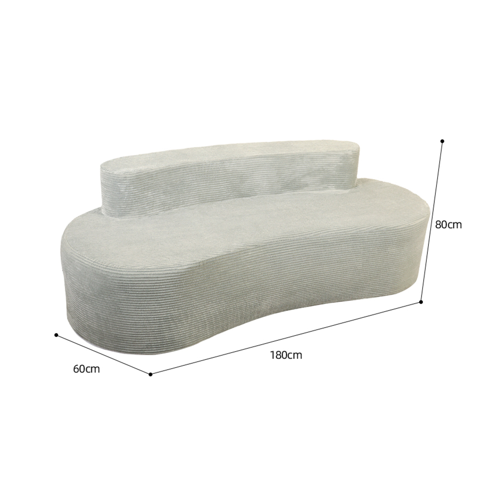 Sofa double kelabu