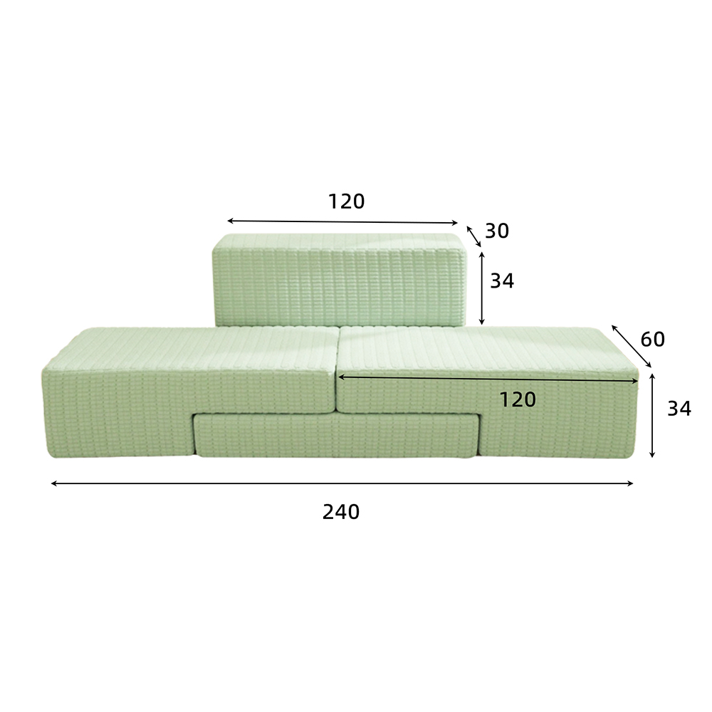 Sofa modular berbilang orang