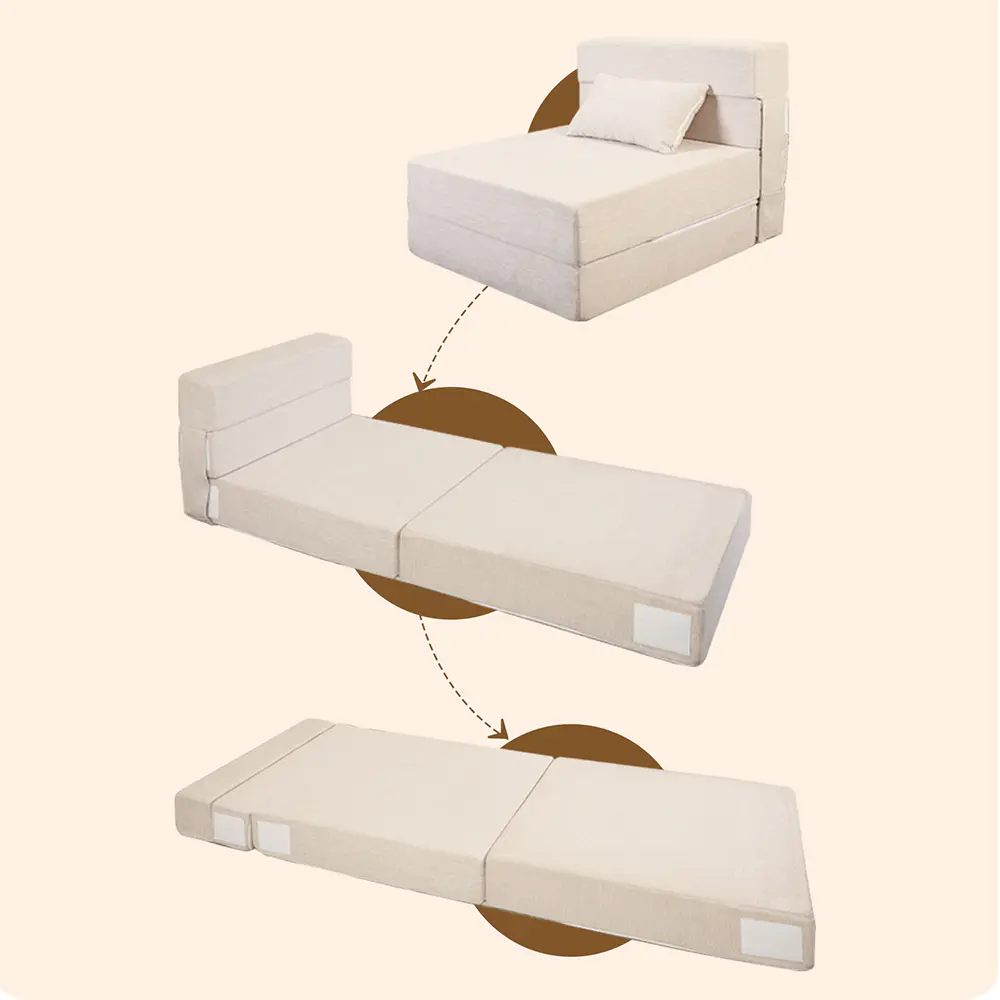 Sofa lipat putih